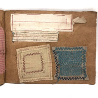 Kitty Merrett's Gorgeous Early 20th C. Schoolgirl Sewing Practice Book