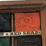 c. 1830s, Very Rare Osborne's Superfine American Watercolors Travel Set