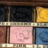 c. 1830s, Very Rare Osborne's Superfine American Watercolors Travel Set