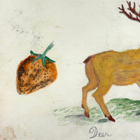 Caleb Cope's Most Wonderful Earlyish 19th Century Notebook with Many Watercolors and Schoolwork