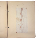 Ray Hayden's 1903 "Graded Sewing Course" Sewing Samples Notebook