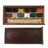 c. 1830s, Very Rare Osborne's Superfine American Watercolors Travel Set