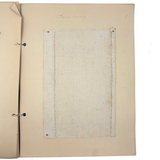 Ray Hayden's 1903 "Graded Sewing Course" Sewing Samples Notebook