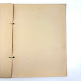 Ray Hayden's 1903 "Graded Sewing Course" Sewing Samples Notebook