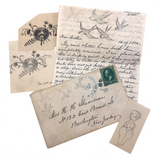 Dear Mother, 1882 Letter with Sweet Little Drawings