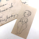 Dear Mother, 1882 Letter with Sweet Little Drawings
