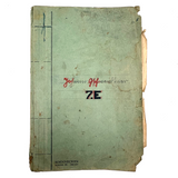 1938 German Geography Notebook with Tons of Notes and Many Hand-drawn Maps