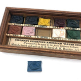 c. 1830s, Very Rare Osborne's Superfine American Watercolors Travel Set