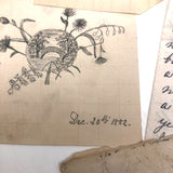 Dear Mother, 1882 Letter with Sweet Little Drawings