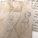 Dear Mother, 1882 Letter with Sweet Little Drawings