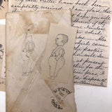 Dear Mother, 1882 Letter with Sweet Little Drawings