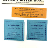 Mixed Lot of Shaker Paper Labels, 19th Century to Later 20th
