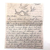Dear Mother, 1882 Letter with Sweet Little Drawings
