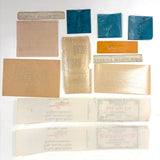 Mixed Lot of Shaker Paper Labels, 19th Century to Later 20th