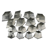 Beautiful Old Set of Graduated Biscuit Cutters in Shaped Lidded Tin