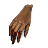 SOLD Antique Jointed Mannequin Hand with Very Rich Patina