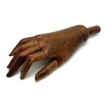 SOLD Antique Jointed Mannequin Hand with Very Rich Patina