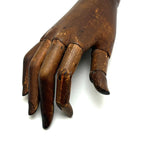 SOLD Antique Jointed Mannequin Hand with Very Rich Patina