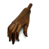 SOLD Antique Jointed Mannequin Hand with Very Rich Patina