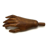SOLD Antique Jointed Mannequin Hand with Very Rich Patina