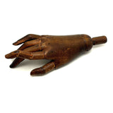 SOLD Antique Jointed Mannequin Hand with Very Rich Patina