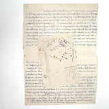 1938 German Geography Notebook with Tons of Notes and Many Hand-drawn Maps