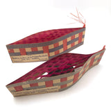 Parke's Coffee and Tea, PA, Silkscreened Patriotic Paper Hats, A Pair