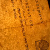 Testimony of Approbation for Maralyn, Unusual Early 19th Century Letterpress Reward of Merit