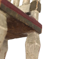 Early 20th C. Handmade Dollhouse Chair with Great Details