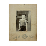 Young and Tough, NYC, c. 1920s Mounted Portrait, E.L Jenkins