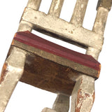 Early 20th C. Handmade Dollhouse Chair with Great Details