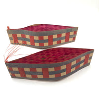 Parke's Coffee and Tea, PA, Silkscreened Patriotic Paper Hats, A Pair