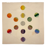 Watercolor Color Study (with Toned Leaves on Reverse)