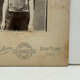 Young and Tough, NYC, c. 1920s Mounted Portrait, E.L Jenkins
