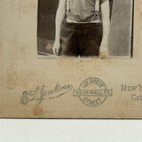 Young and Tough, NYC, c. 1920s Mounted Portrait, E.L Jenkins