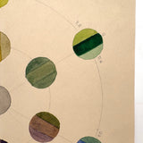 Watercolor Color Study (with Toned Leaves on Reverse)