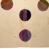 Watercolor Color Study (with Toned Leaves on Reverse)