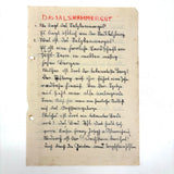1938 German Geography Notebook with Tons of Notes and Many Hand-drawn Maps