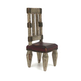Early 20th C. Handmade Dollhouse Chair with Great Details