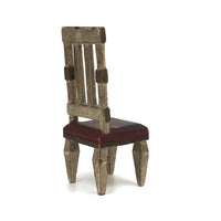 Early 20th C. Handmade Dollhouse Chair with Great Details