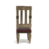 Early 20th C. Handmade Dollhouse Chair with Great Details