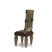 Early 20th C. Handmade Dollhouse Chair with Great Details