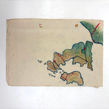 1938 German Geography Notebook with Tons of Notes and Many Hand-drawn Maps