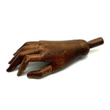 SOLD Antique Jointed Mannequin Hand with Very Rich Patina