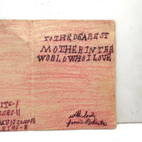 To the Dearest Mother in the World, Roberta's Completely Charming Crayoned Card with Best Lettering
