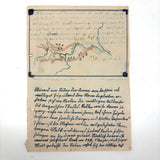 1938 German Geography Notebook with Tons of Notes and Many Hand-drawn Maps