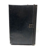 CAKE, Large Stencil Painted Tin Cake Box with Three Shelves