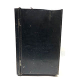 CAKE, Large Stencil Painted Tin Cake Box with Three Shelves