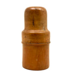 Lovely Antique Treen Apothecary Case with Original Glass Bottle and Cup