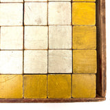 SOLD Very Best Early Color Cubes, Set of Eighty One in Original Wood Framed Box (No Lid)